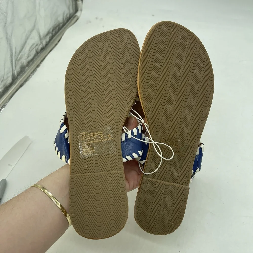 Auburn University Flip-Flops Womens 9 Men's 8 Sandals Thong Casual Sports